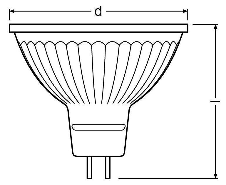 RaLed MR16 2,1w 20 210lm 827 GU5,3