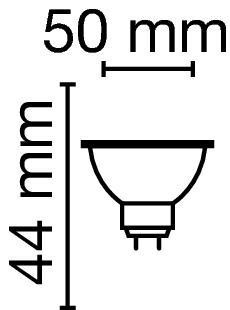 RaLed MR16 2,1w 20 210lm 827 GU5,3