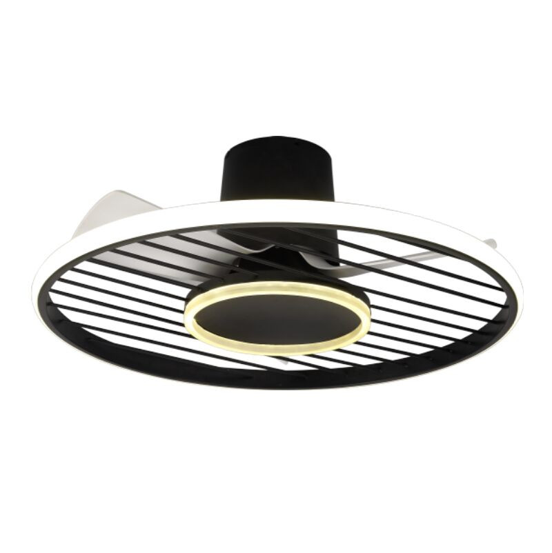 Plafondventilator 45w 4950lm CCT zwart
