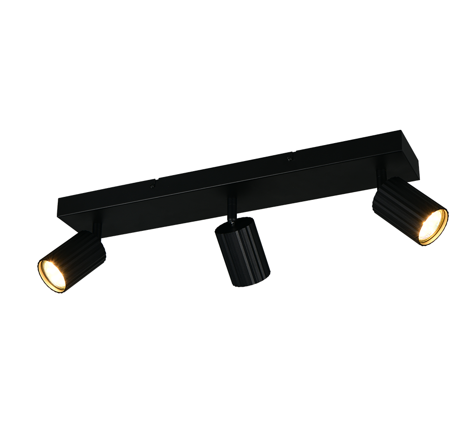 867700332 SOKA Spot 3xGU10 zwart