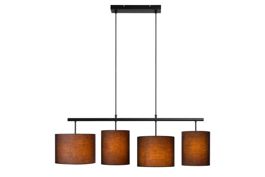 45409/04/30 MAYA Luster 4xE27 zwart goud