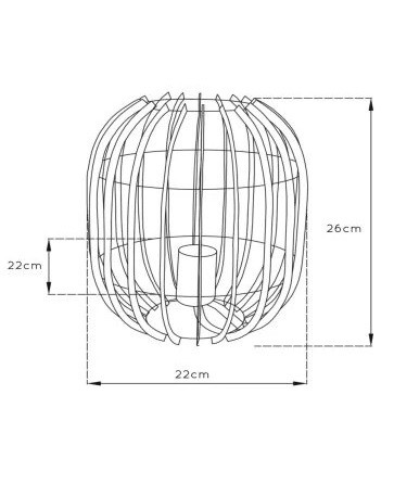 78599/01/30 REDA Tafellamp E27 h26 Zwart