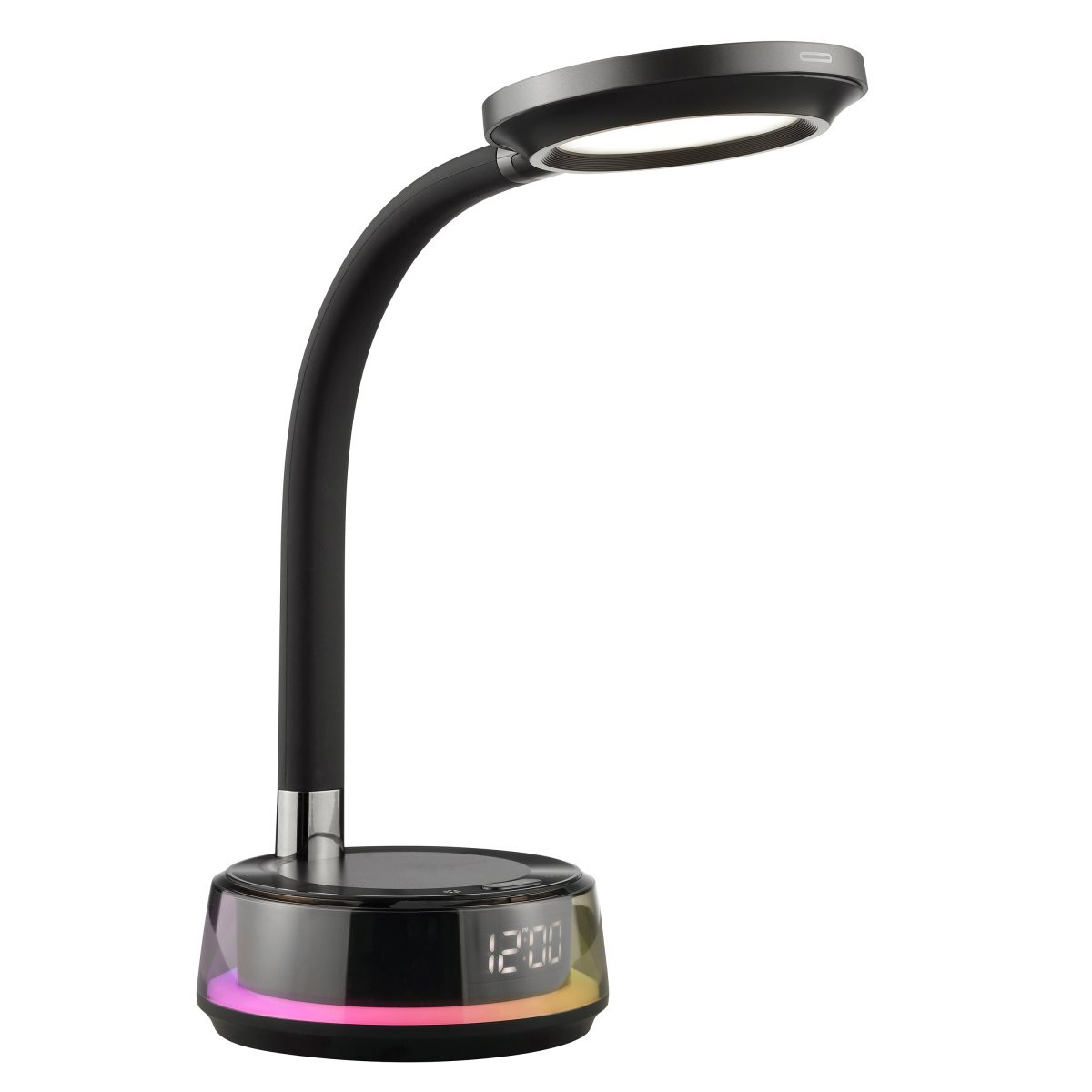 G60216/06 MOONGLOW Bureaulamp 12w 790lm CCT RGB DIM WC USB