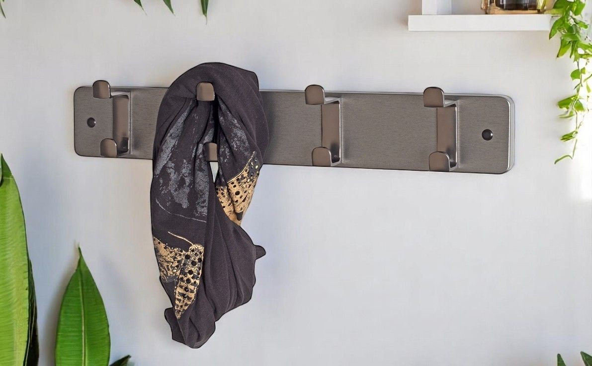 Kapstok Freddy grijs 4 haken 55700