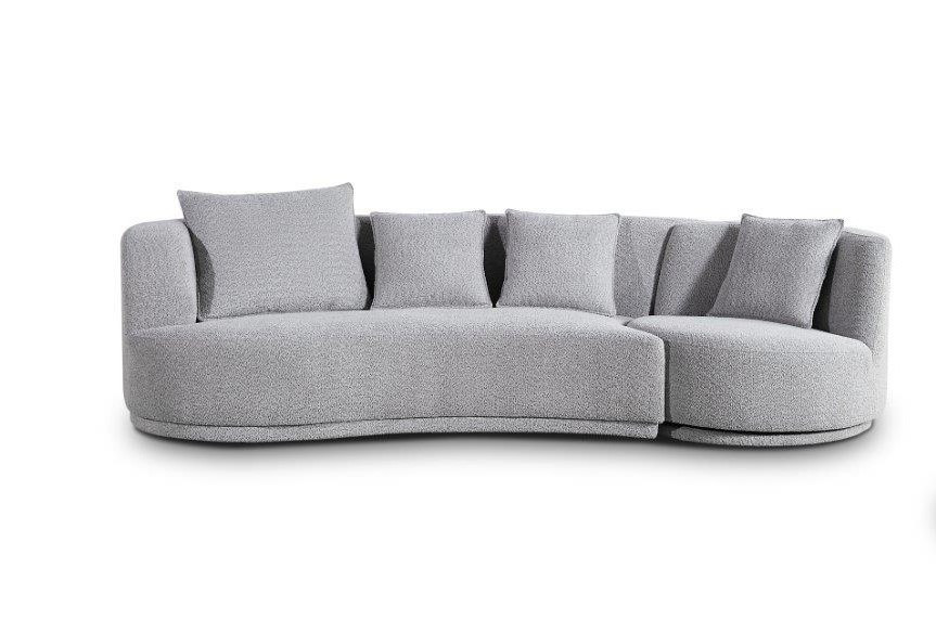 Salon Benin arm links maka zilver met draaizetel 