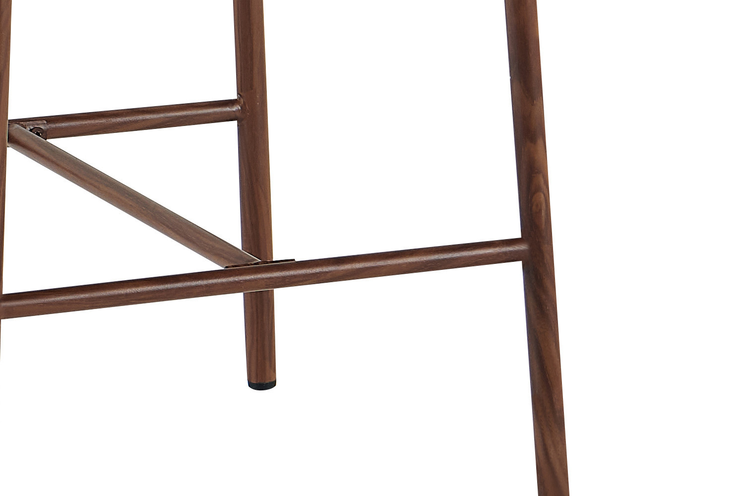 Counterstoel Bahia walnoot stof zand