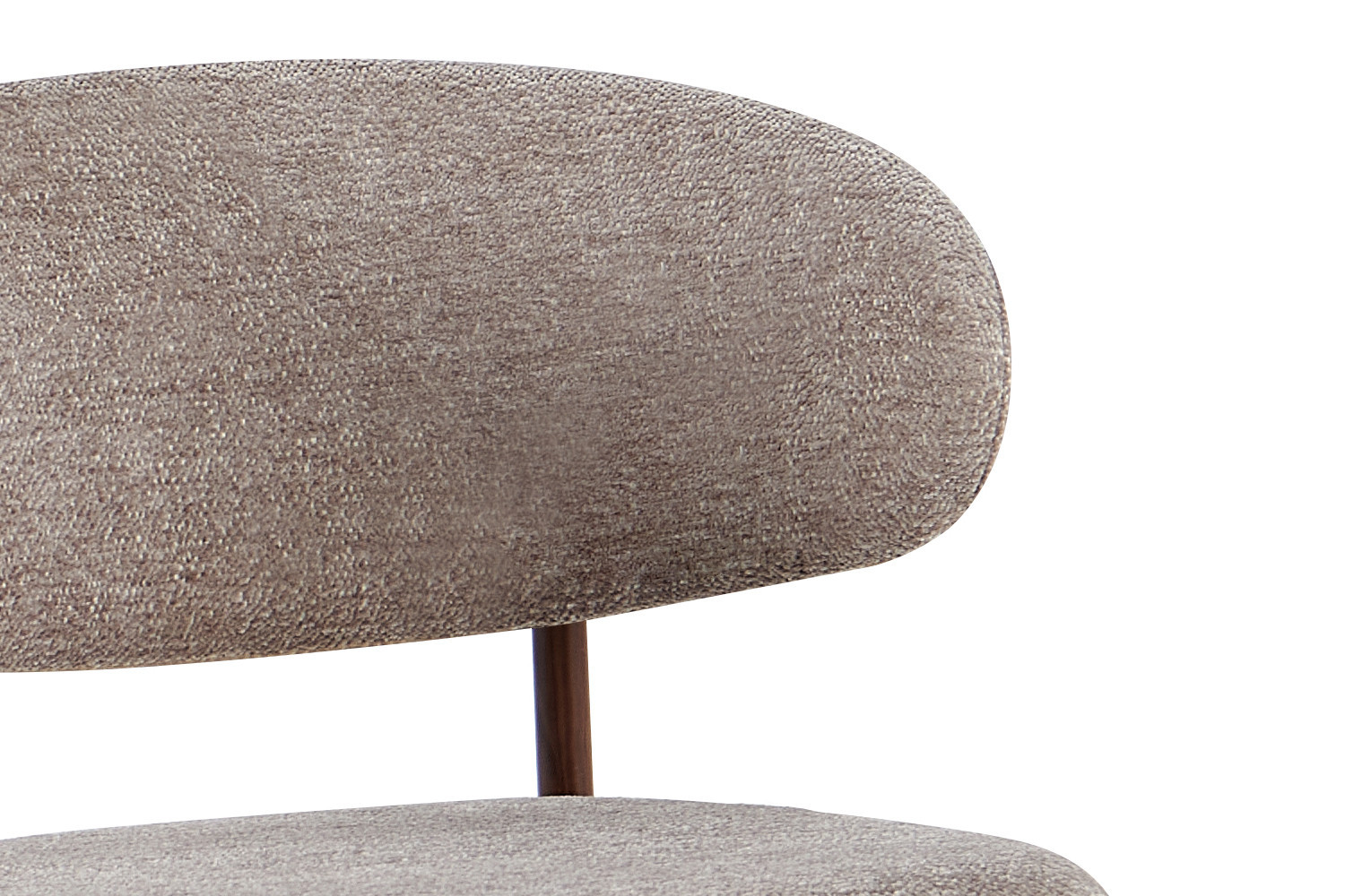 Counterstoel Bahia walnoot stof zand