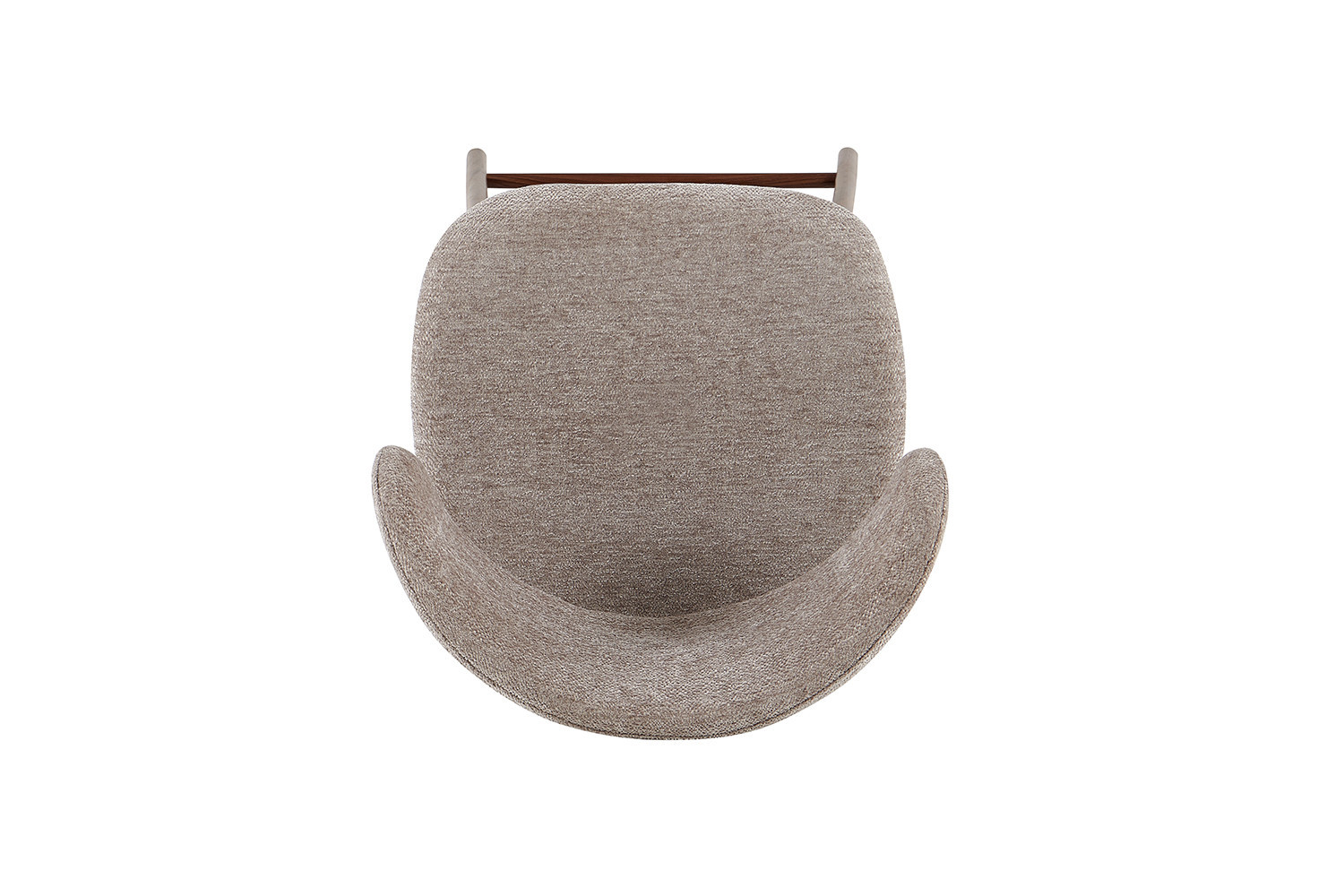 Counterstoel Bahia walnoot stof zand