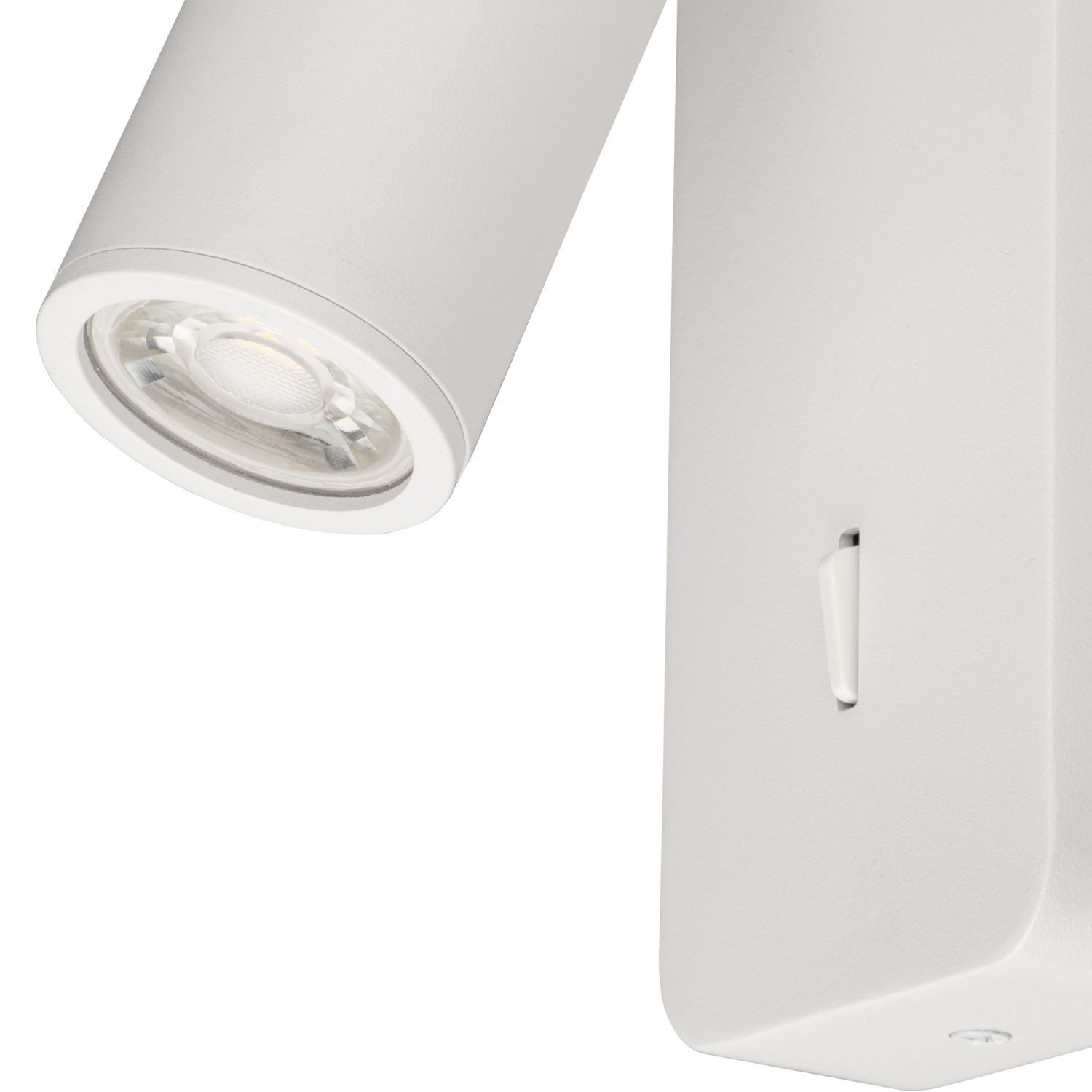 Spot miniGU10 Wit + schakelaar