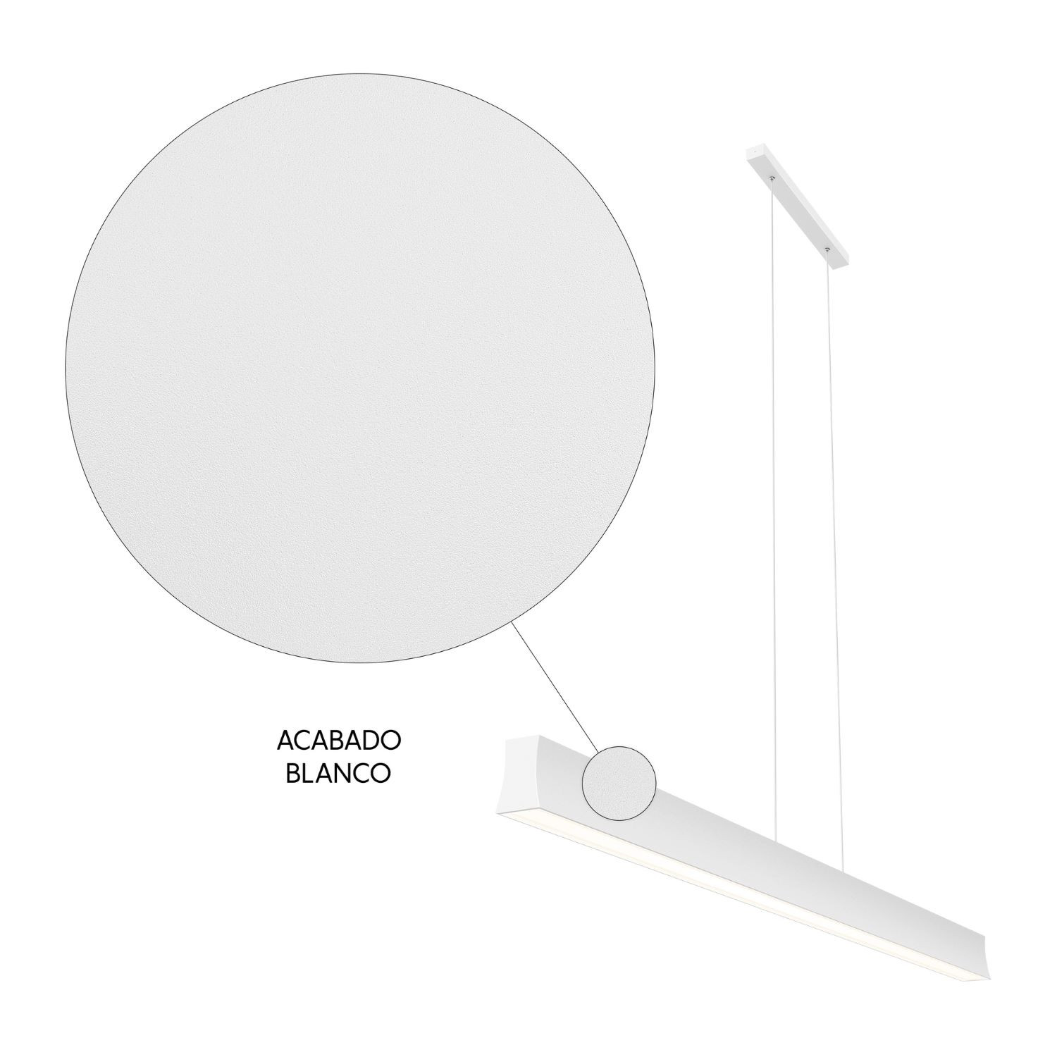 Hanglamp 38w 2850lm 3000k wit