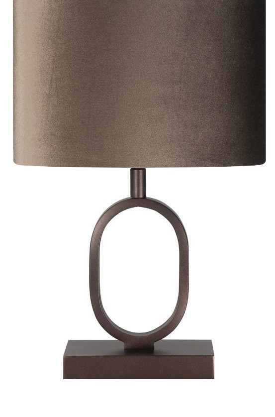 Voet Tafellamp E27 choco