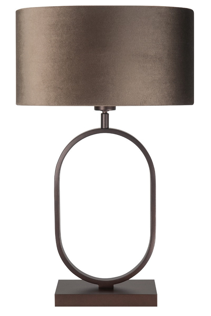 Voet Tafellamp E27 choco