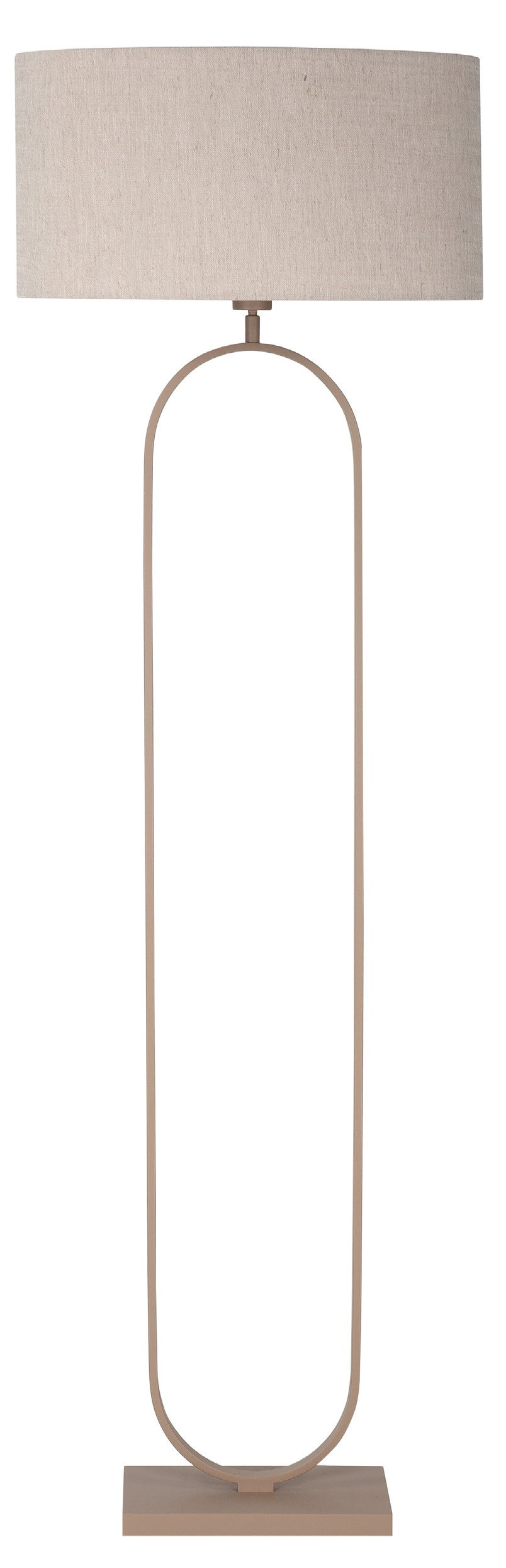 Vloerlamp E27 crème