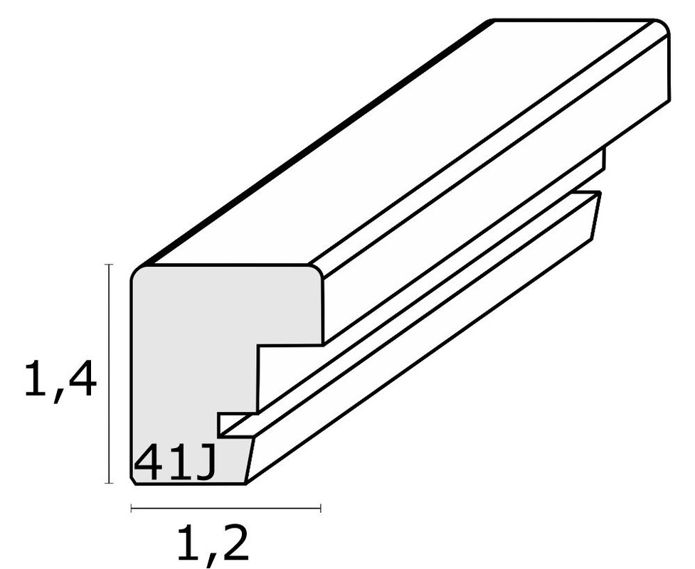 Bruine fotokader in hout 9x13