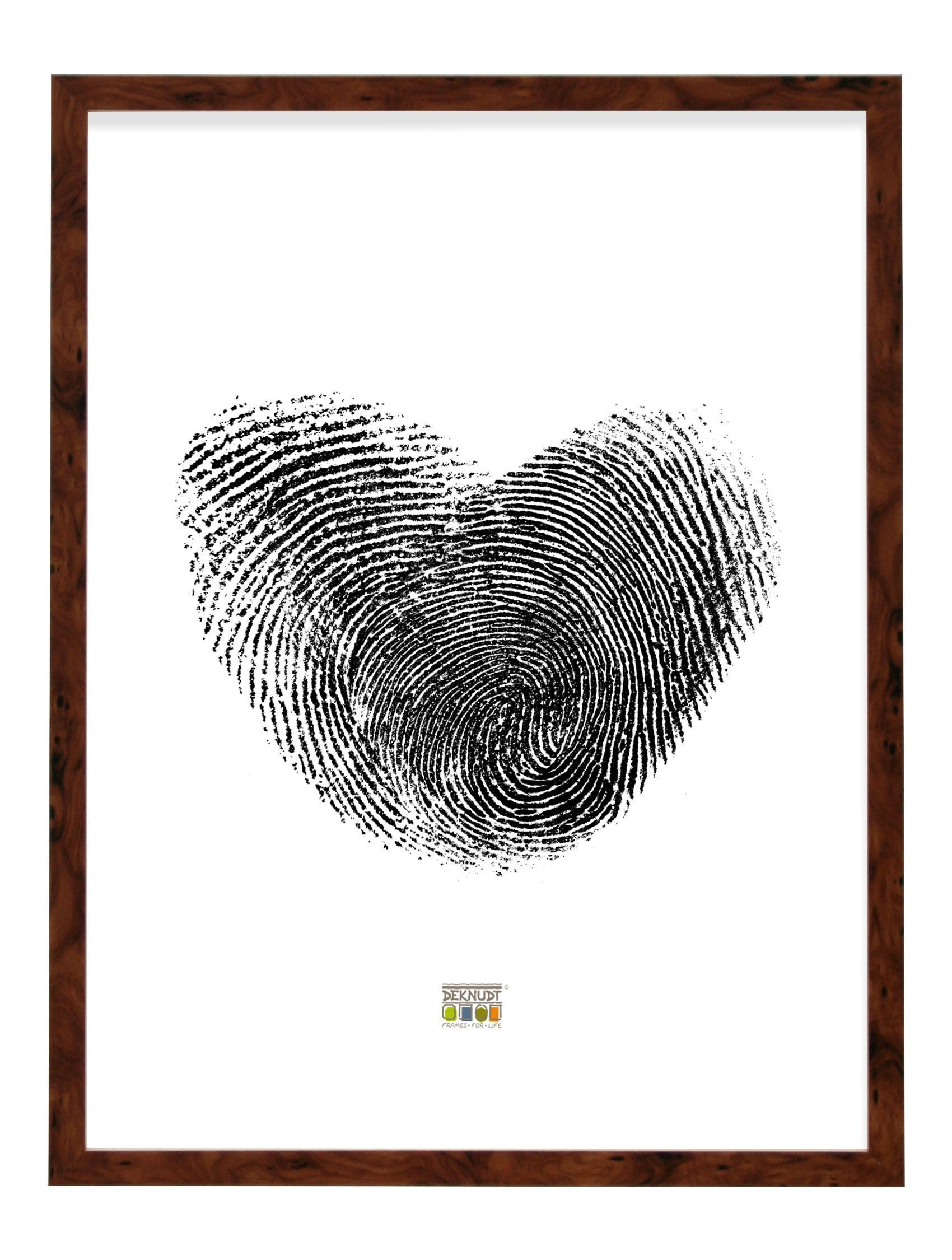 Smalle kader in wortelhout 9X13 cm