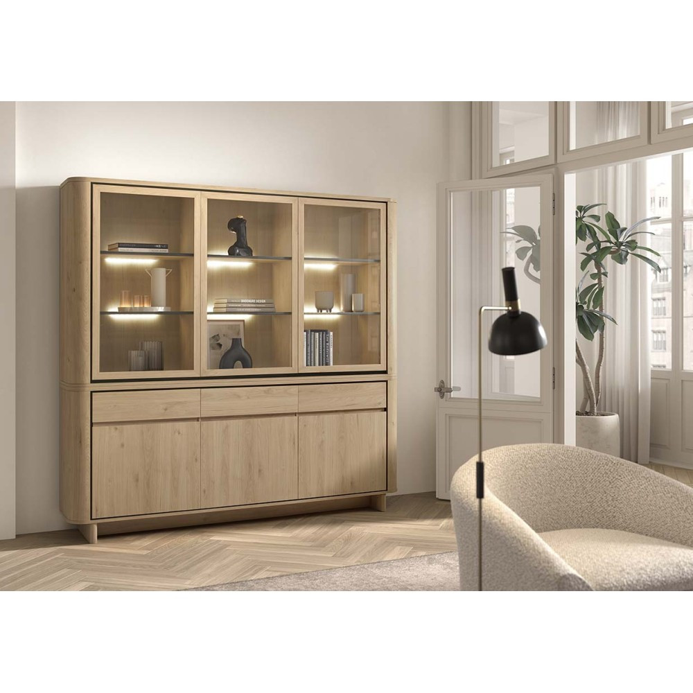 Glaskast Rondi 220 cm