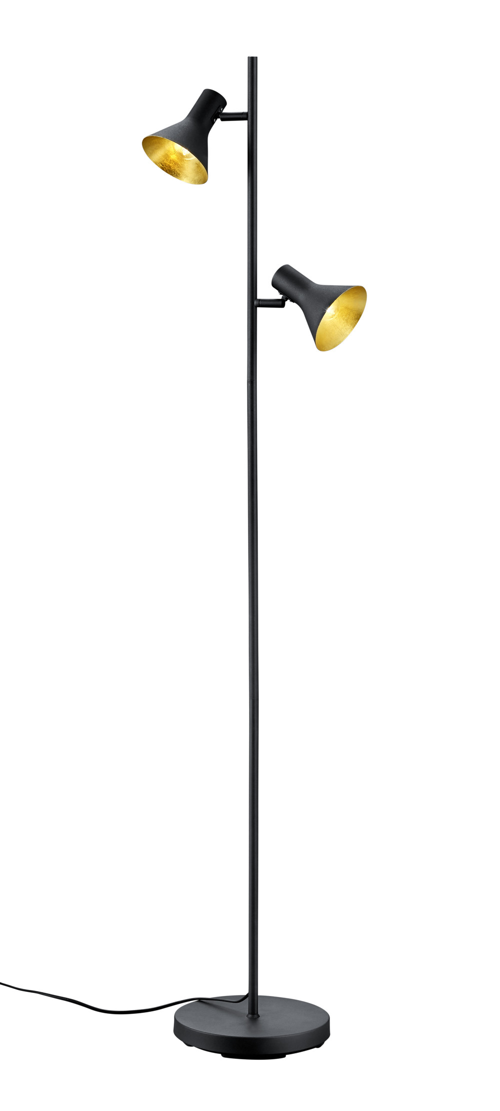 R40162002 NINA Spot Vloerlamp 2xE14 zwart goud