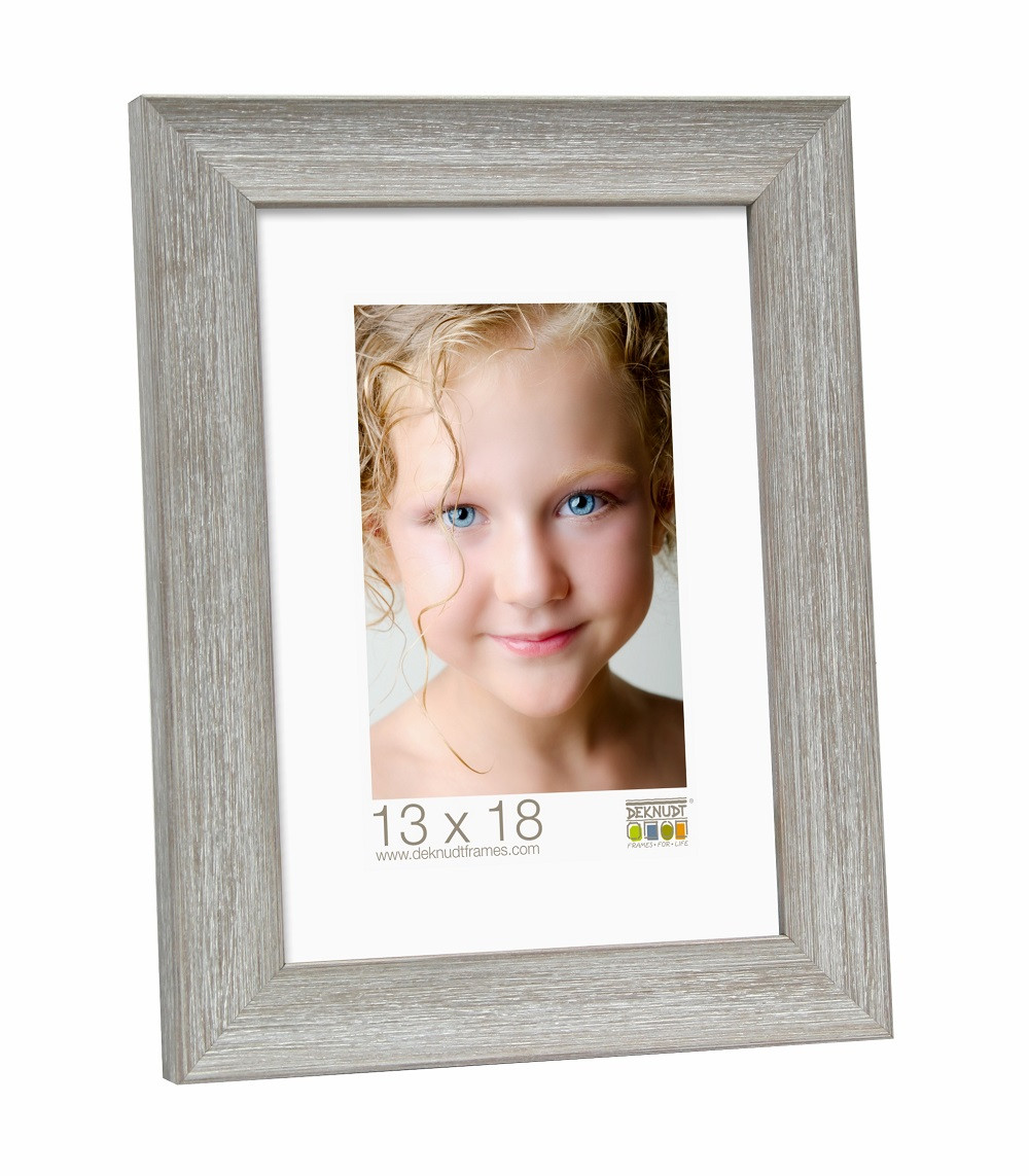 Fotolijst beige gestreept