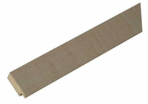 Fotokader taupe, ruw hout