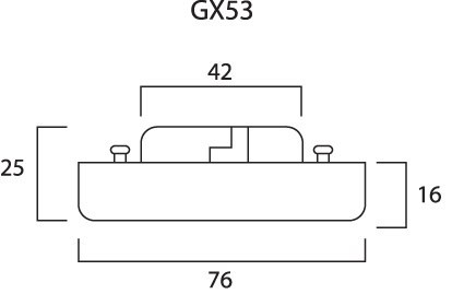 0029694 ToLEDo MicroLynx GX53 5w 470lm 830