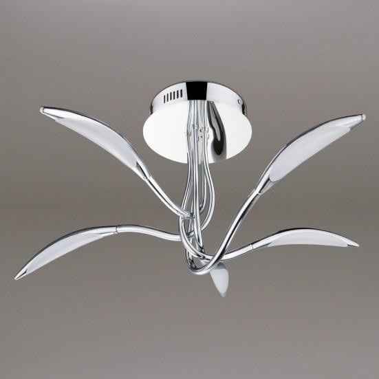 Plafondlicht 5x375lm 5,2w warm Chrome
