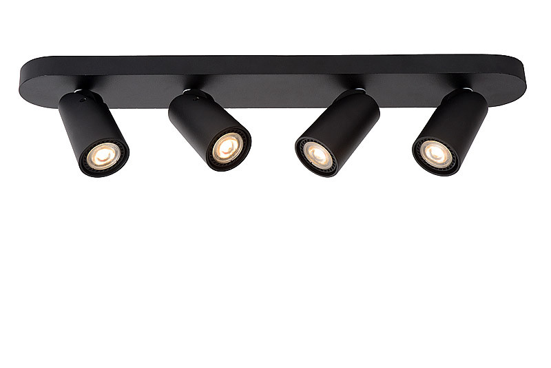23954/21/30 XYRUS Spot GU10 4x5w 320lm 3000k zwart