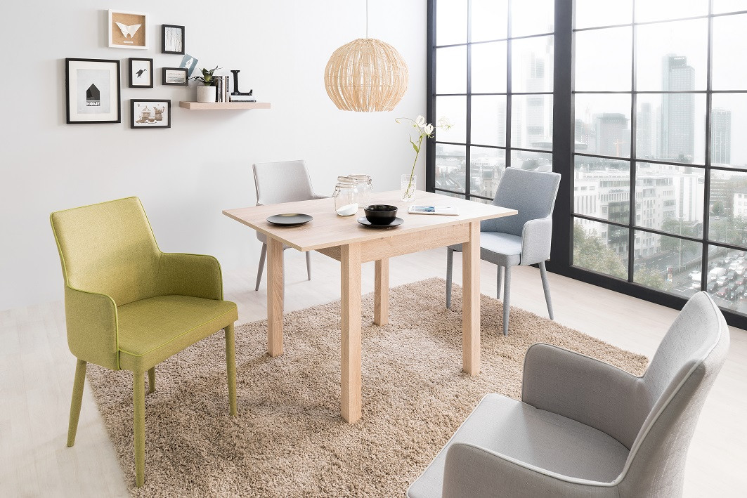 Tafel  Coburg 140 uittrekbaar eik sonoma