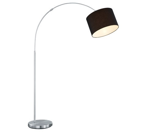 461100102 HOTEL Booglamp E27 nikkelmat/zwart
